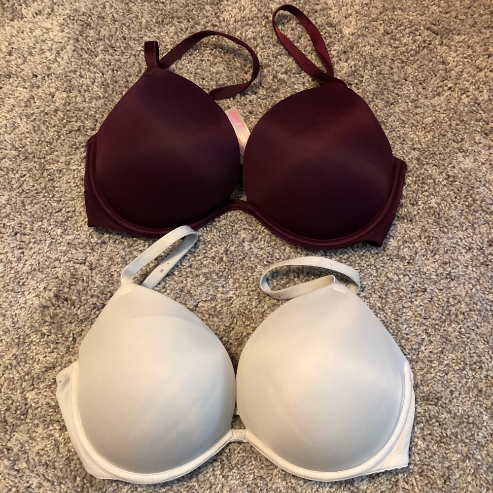 VS Pink Super Push Up Wear Everywhere Bras